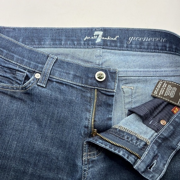 7 For All Mankind Gwenevere Mid Rise Skinny Size 26 - Picture 16 of 16